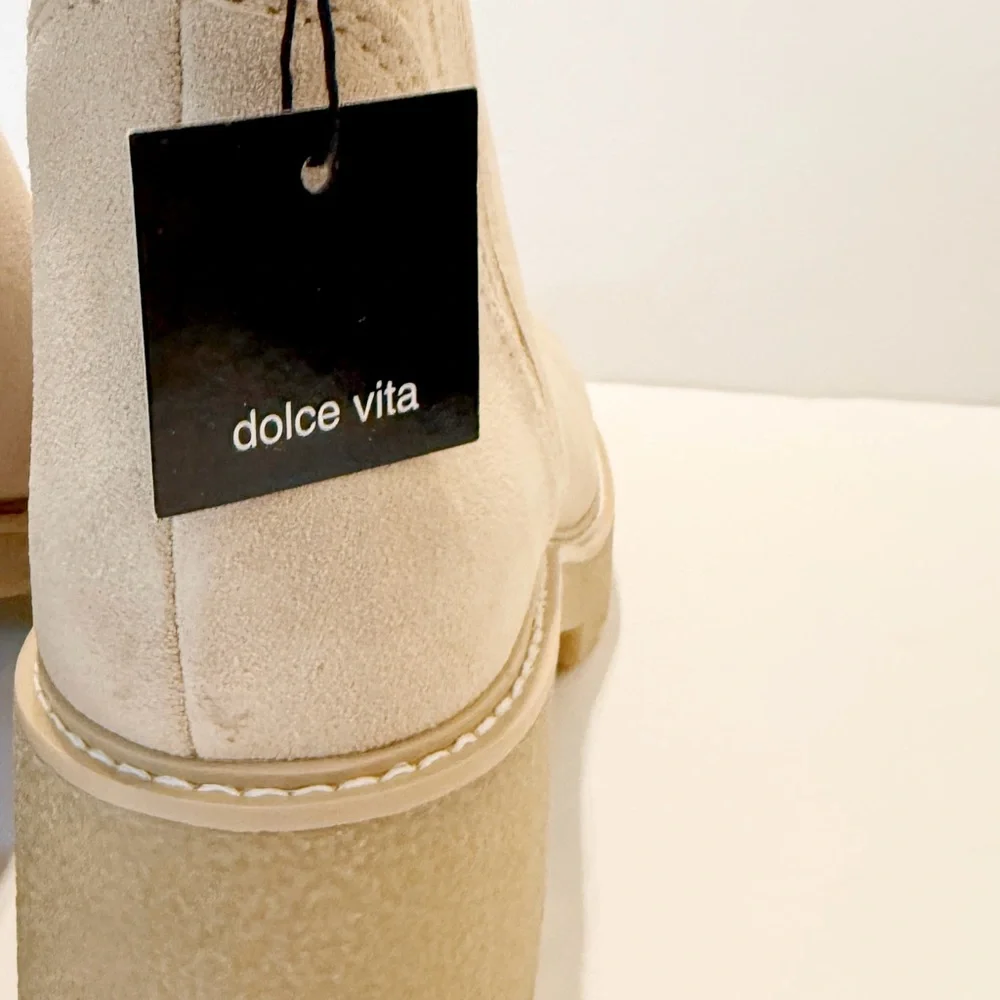 Dolce Vita Caster H2O Waterproof Lug Sole Platform Booties NWT